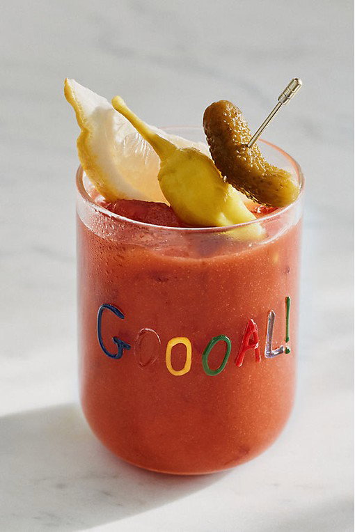 Love Notes Icon Juice Glass: Football Edition