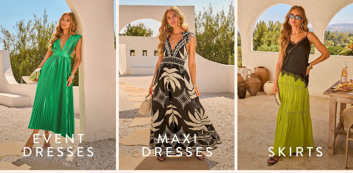 Event Dresses | Maxi Dresses | Skirts