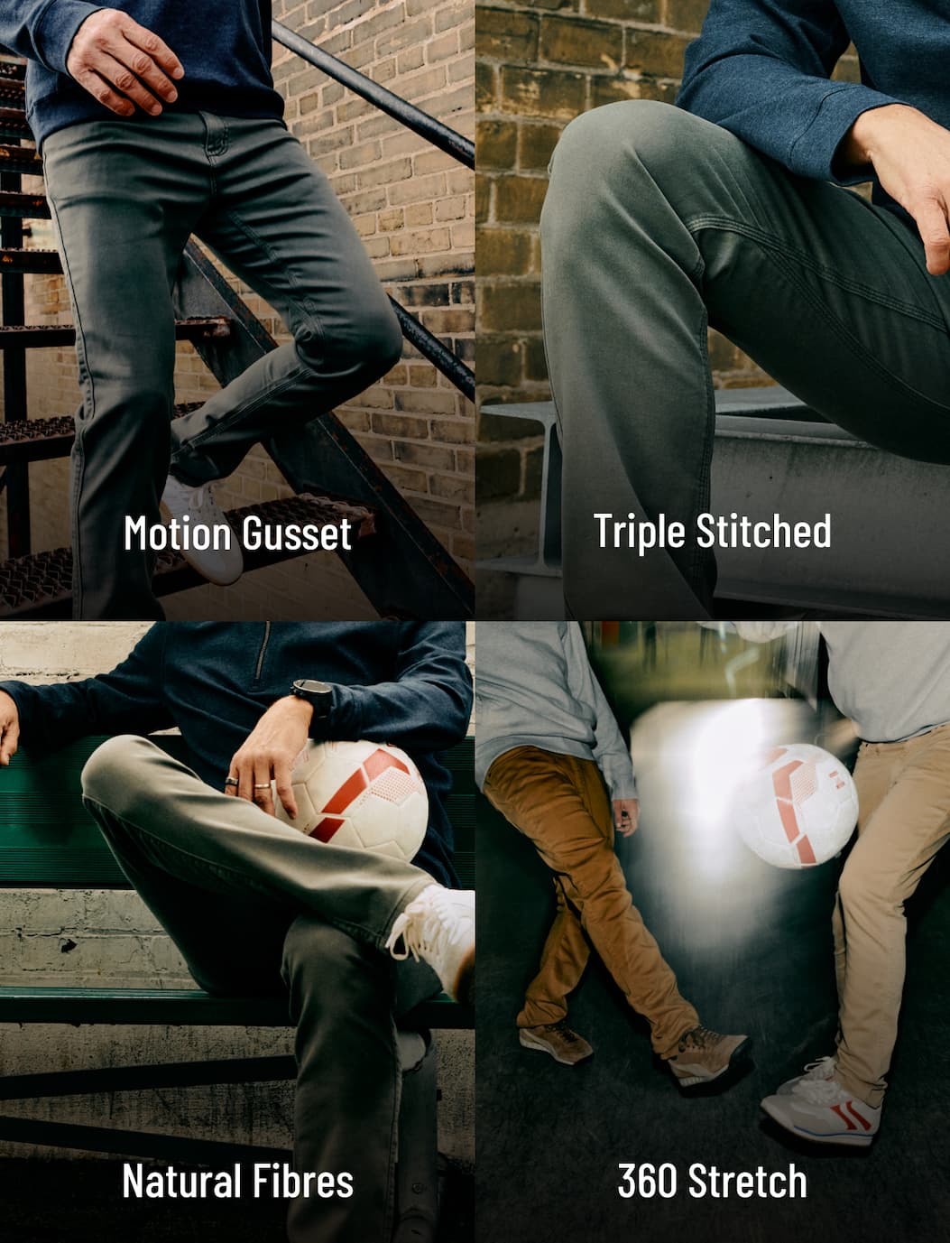 No Sweat fabric features