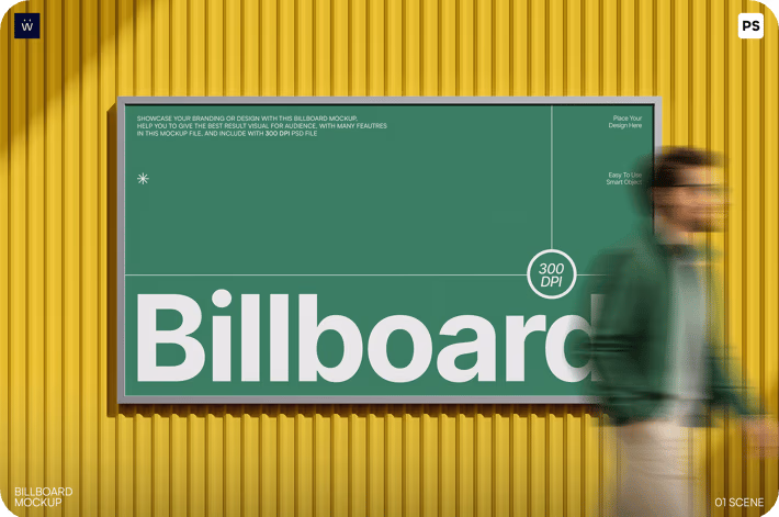 Billboard Mockup - Graphic Template