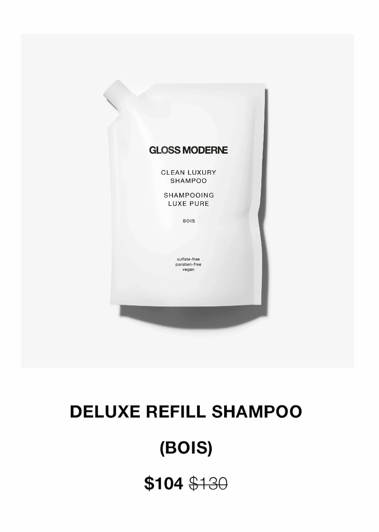 Clean Luxury Shampoo (Environmentally-Conscious Liter Refill) - Bois