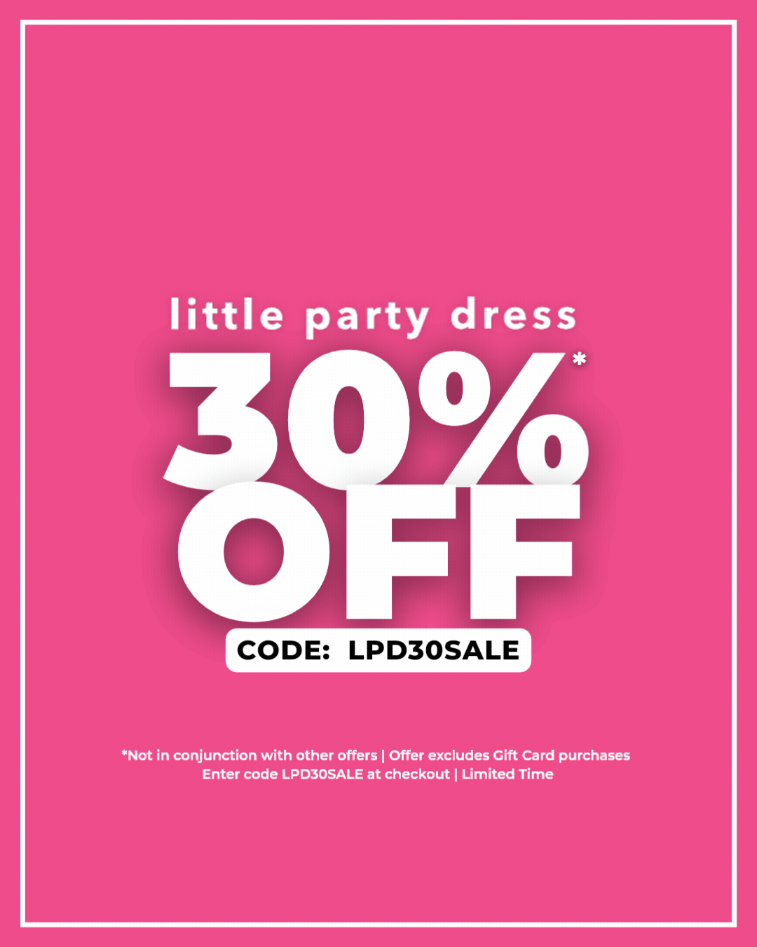 30% Off - Storewide - T&C's Apply