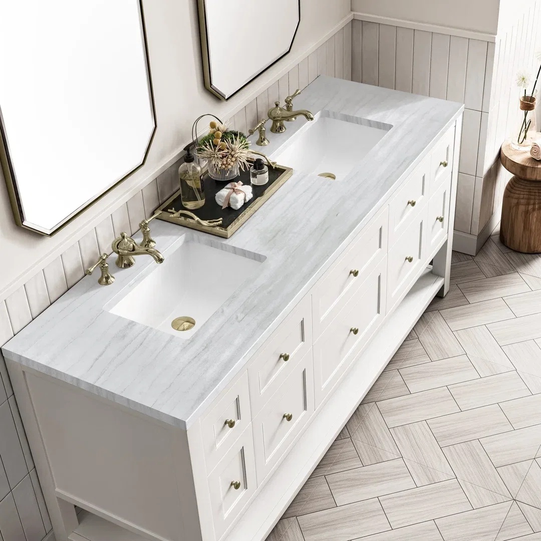 Breckenridge 72'' W Double Bathroom Vanity Base