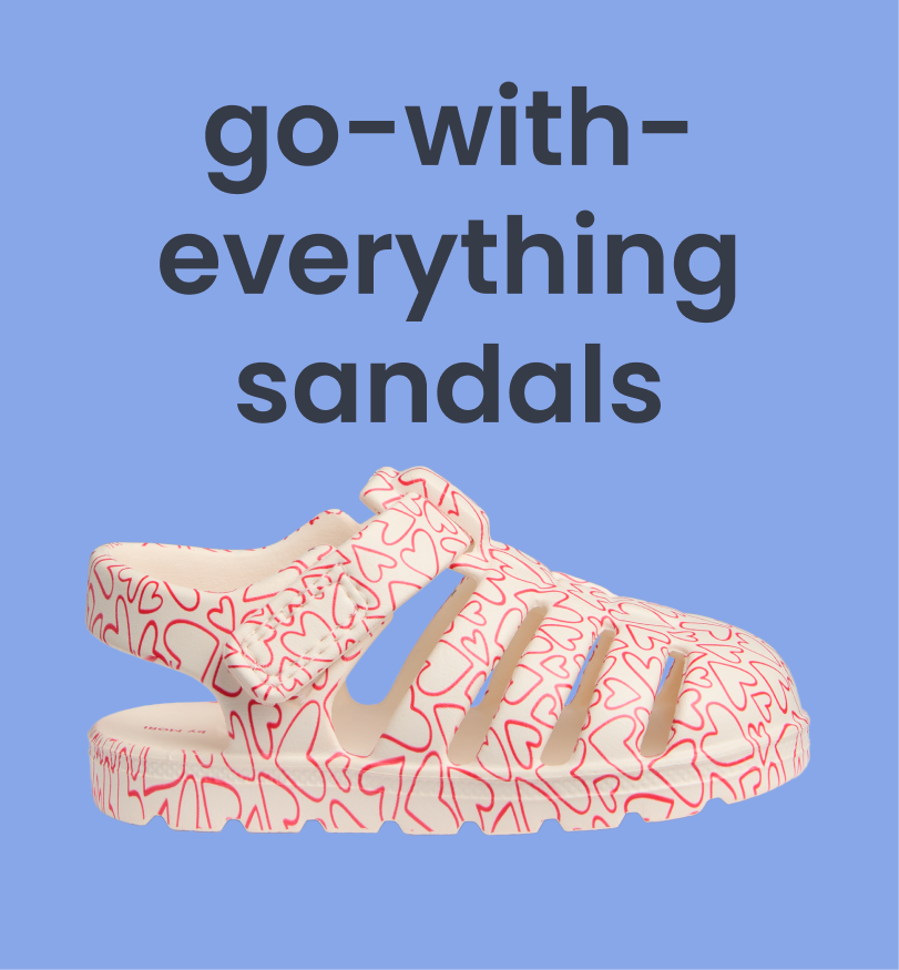 KIDLY by MORI Sandal - Love Hearts