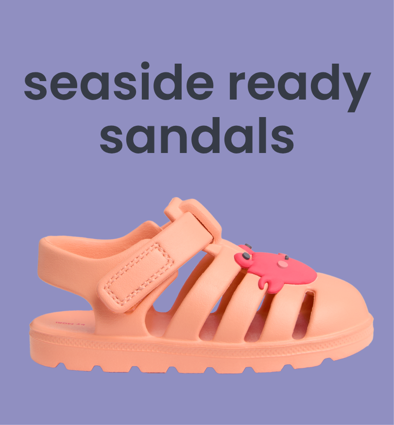 KIDLY by MORI Crab Sandal