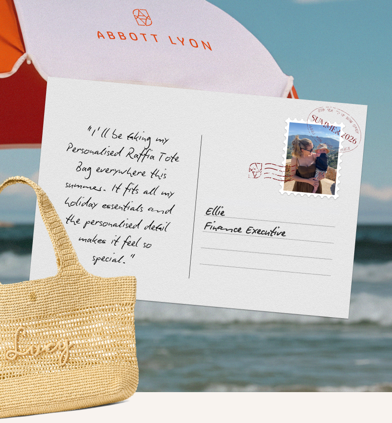 Personalised Raffia Tote Bag (Natural)