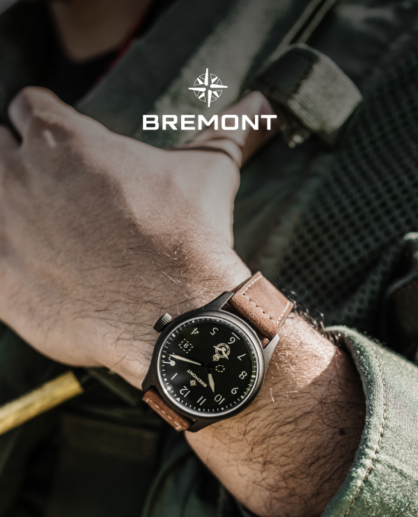 HMAF Terra Nova 40.5 Date Leather Strap