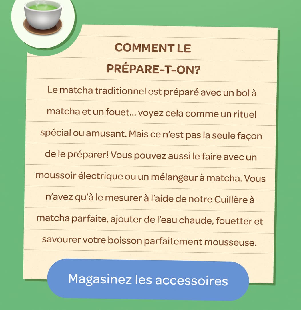 Magasinez les accessoires