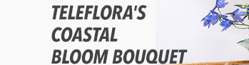 Teleflora's Coastal Bloom Bouquet