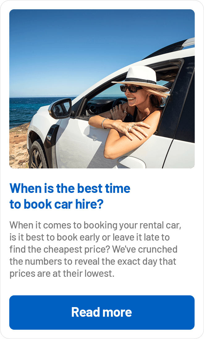 When is the best time to book car hire?