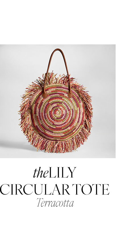 The Lily Circular Tote | Terracotta