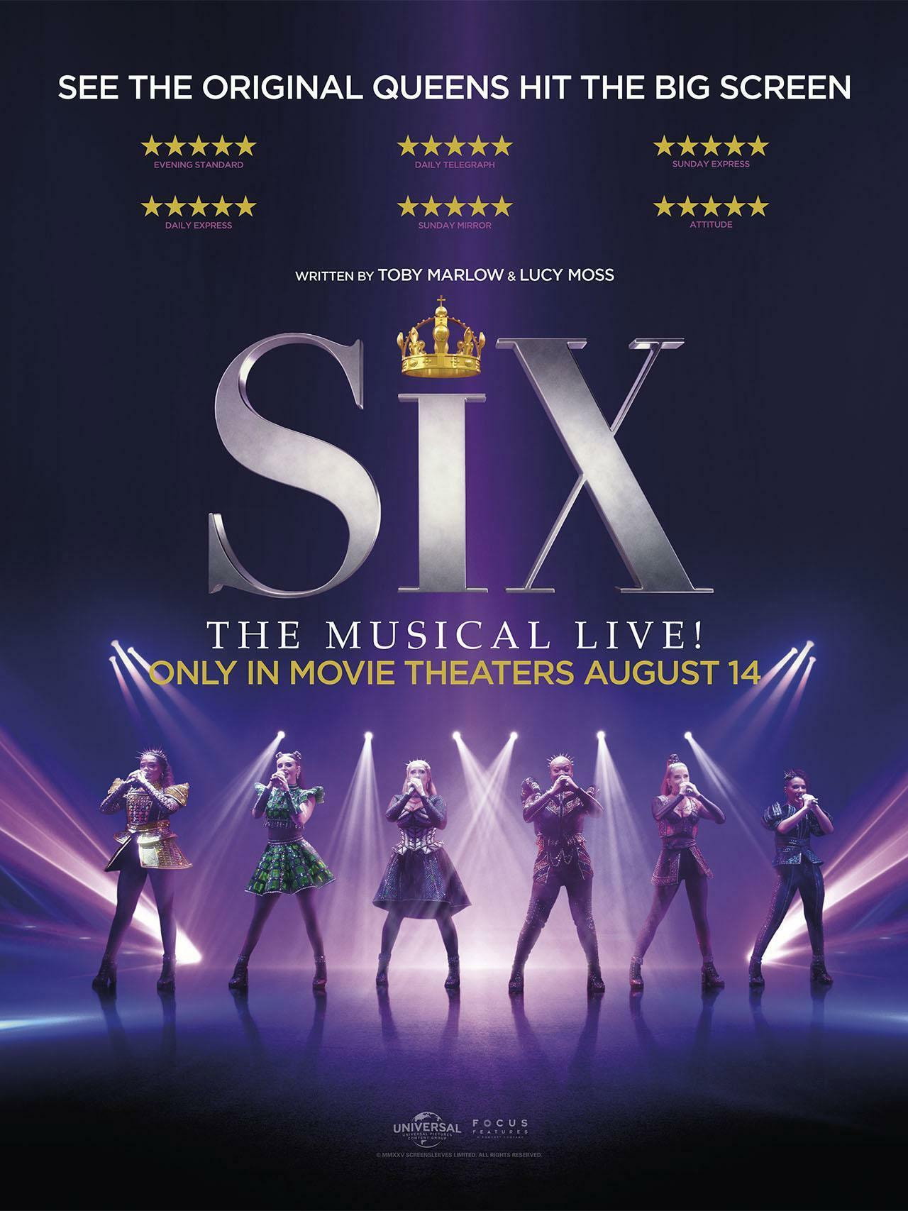 SIX: THE MUSICAL LIVE! - TICKETS ON SALE NOW