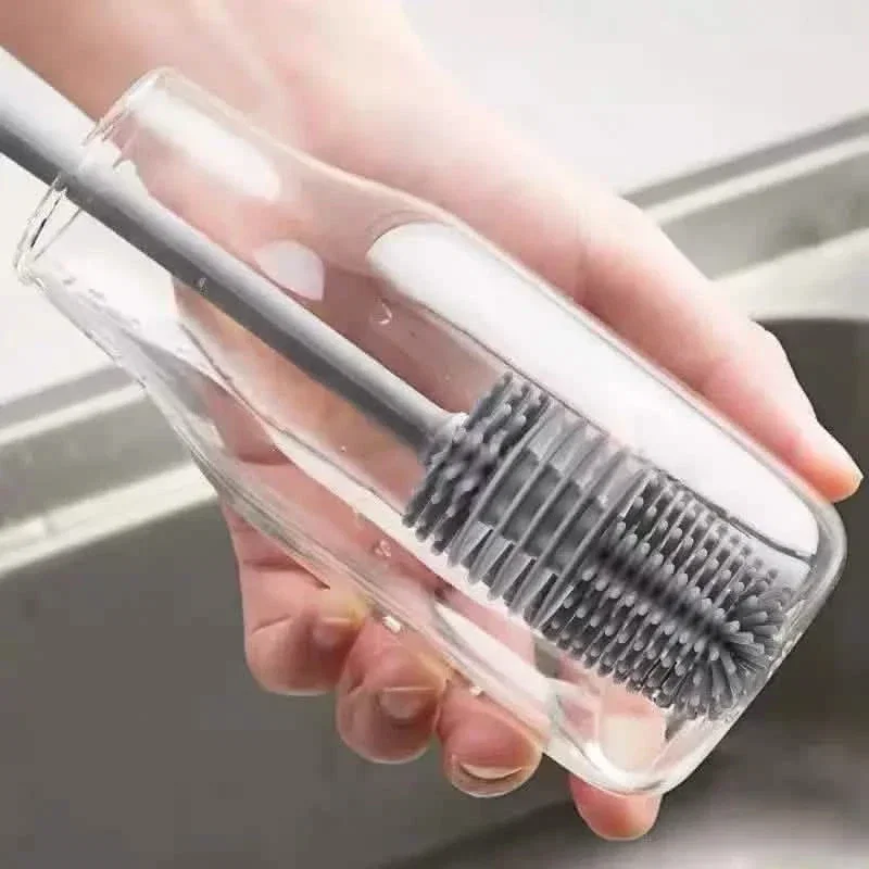 Image of Long-Handle Silicone Cup & Bottle Brush