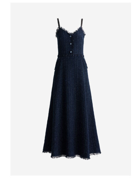 Sarahi Dress In Starlight Tweed