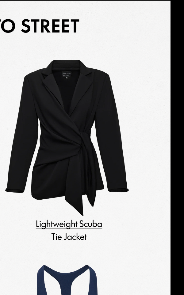 Lightweight Scuba Tie Jacket