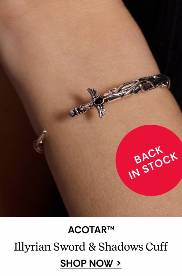 SHOP A Court of Thorns and Roses™ Illyrian™ Sword & Shadows Cuff