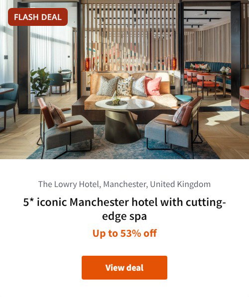 5* iconic Manchester hotel with cutting-edge spa