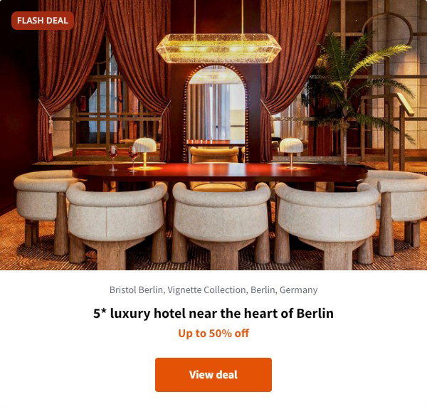 5* luxury hotel near the heart of Berlin