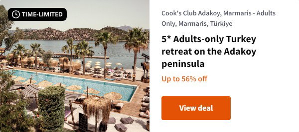 5* Adults-only Turkey retreat on the Adakoy peninsula