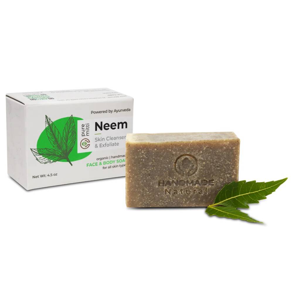 Image of Neem Cleansing Ayurvedic Bar Soap - Organic / Handmade