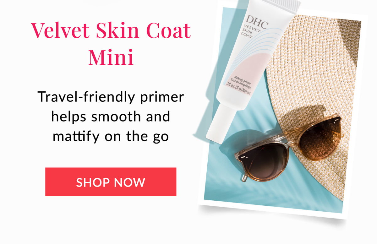 Velvet Skin Coat Mini smooths and mattifies