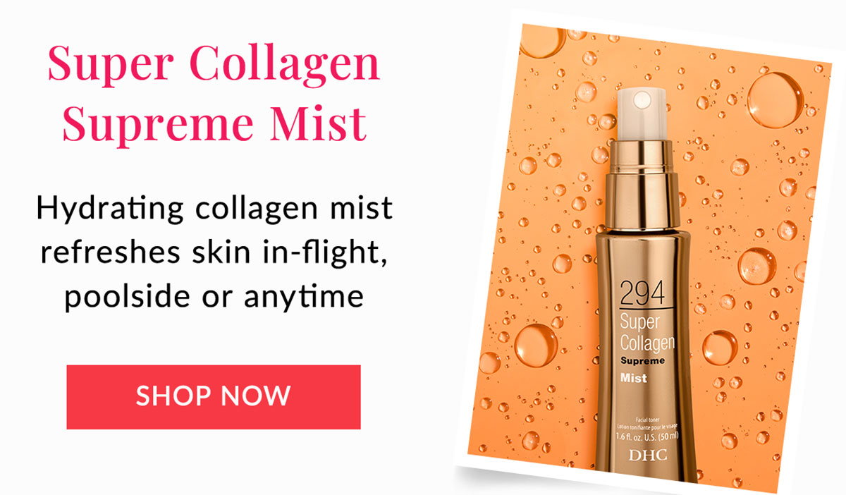 Super Collagen Supreme Mist refreshes skin anytime