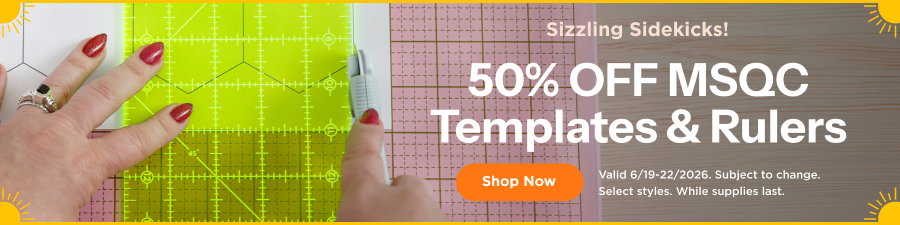 50% Off MSQC Templates & Rulers. Shop now. Valid through 6/22/26. Subject to change. Select styles. Whiles supplies last.