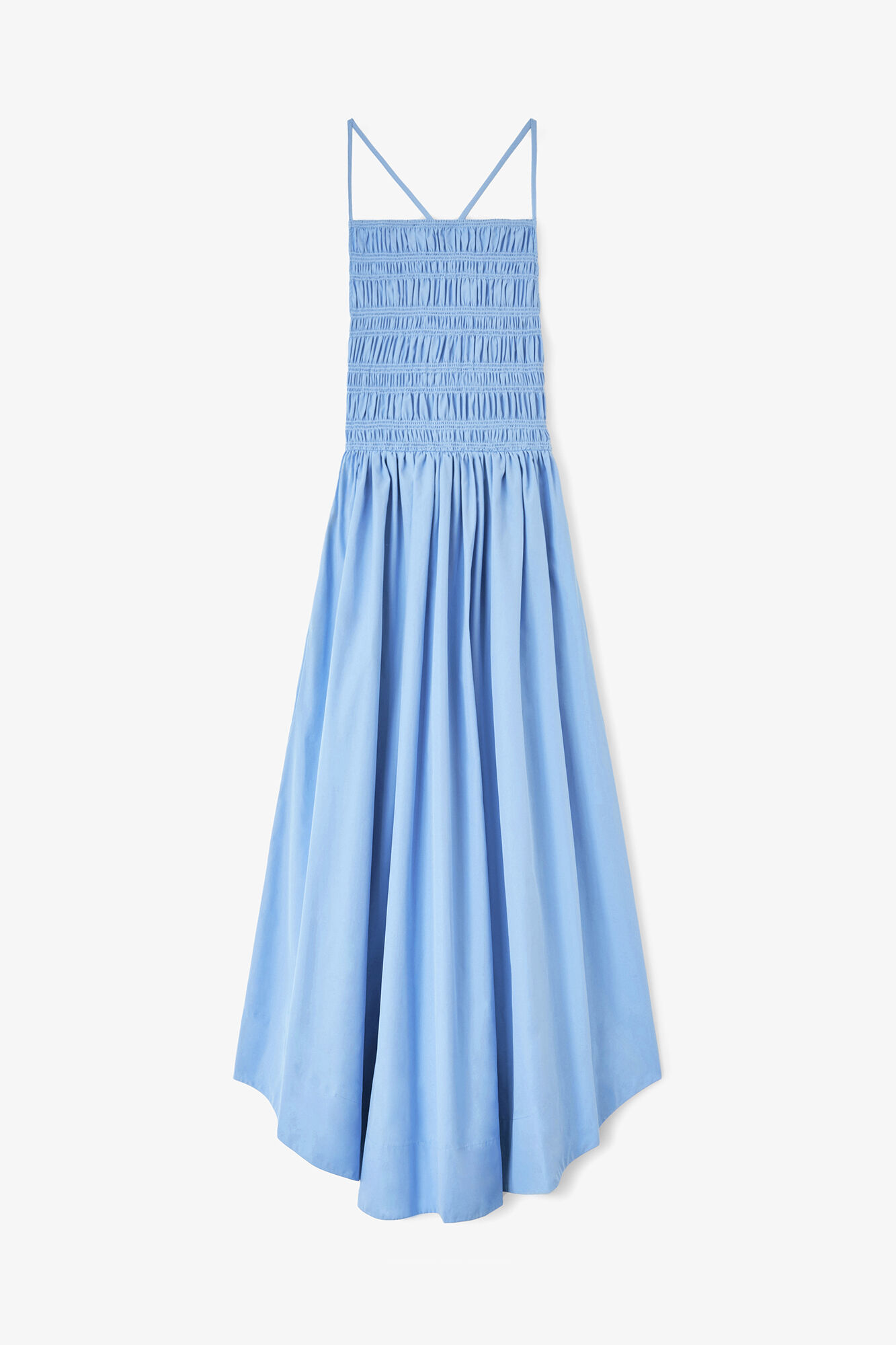 Dress in Blue Poplin