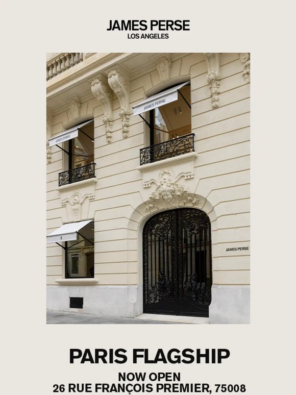James Perse Paris Flagship