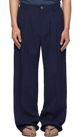Blue Noro Trousers - Kiko Kostadinov