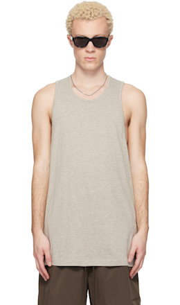 Taupe Signature Essential Tank Top - Fear of God ESSENTIALS
