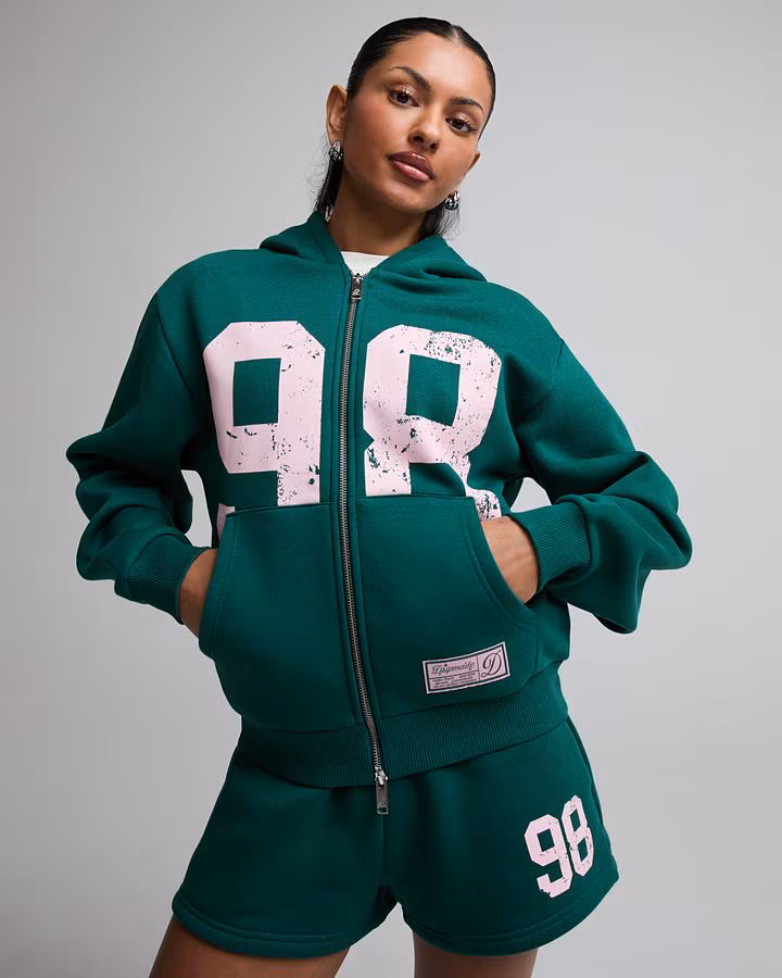 Dripmade Womens Stadia Full Zip Hoodie
