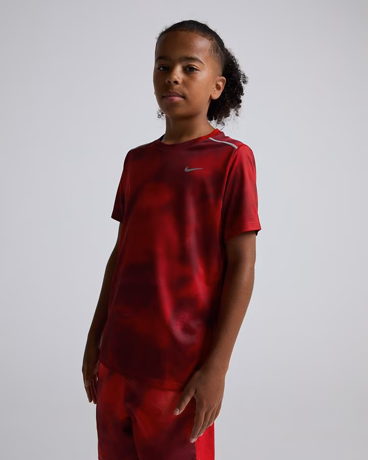 Nike Junior Miler Plus Short Sleeved T-Shirt