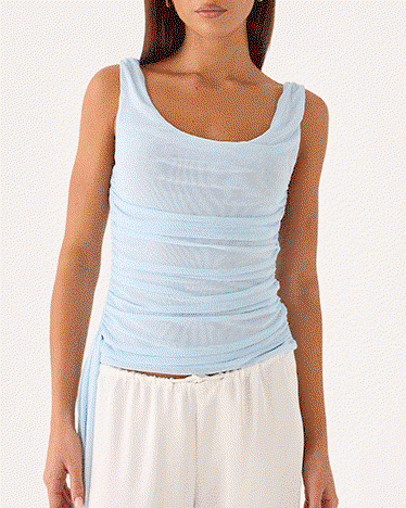 Lauretta Top - Baby Blue