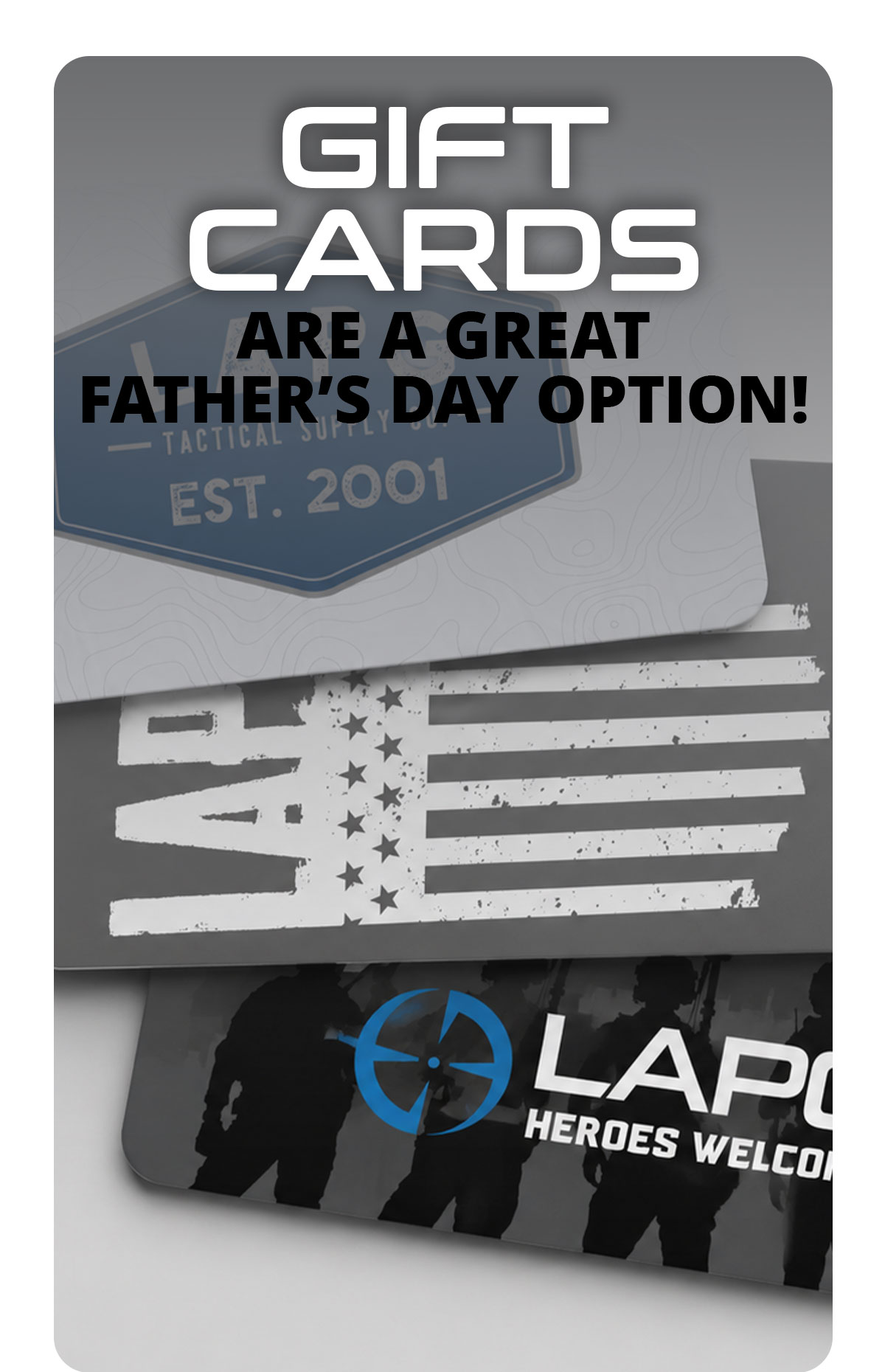 GIFT CARDS