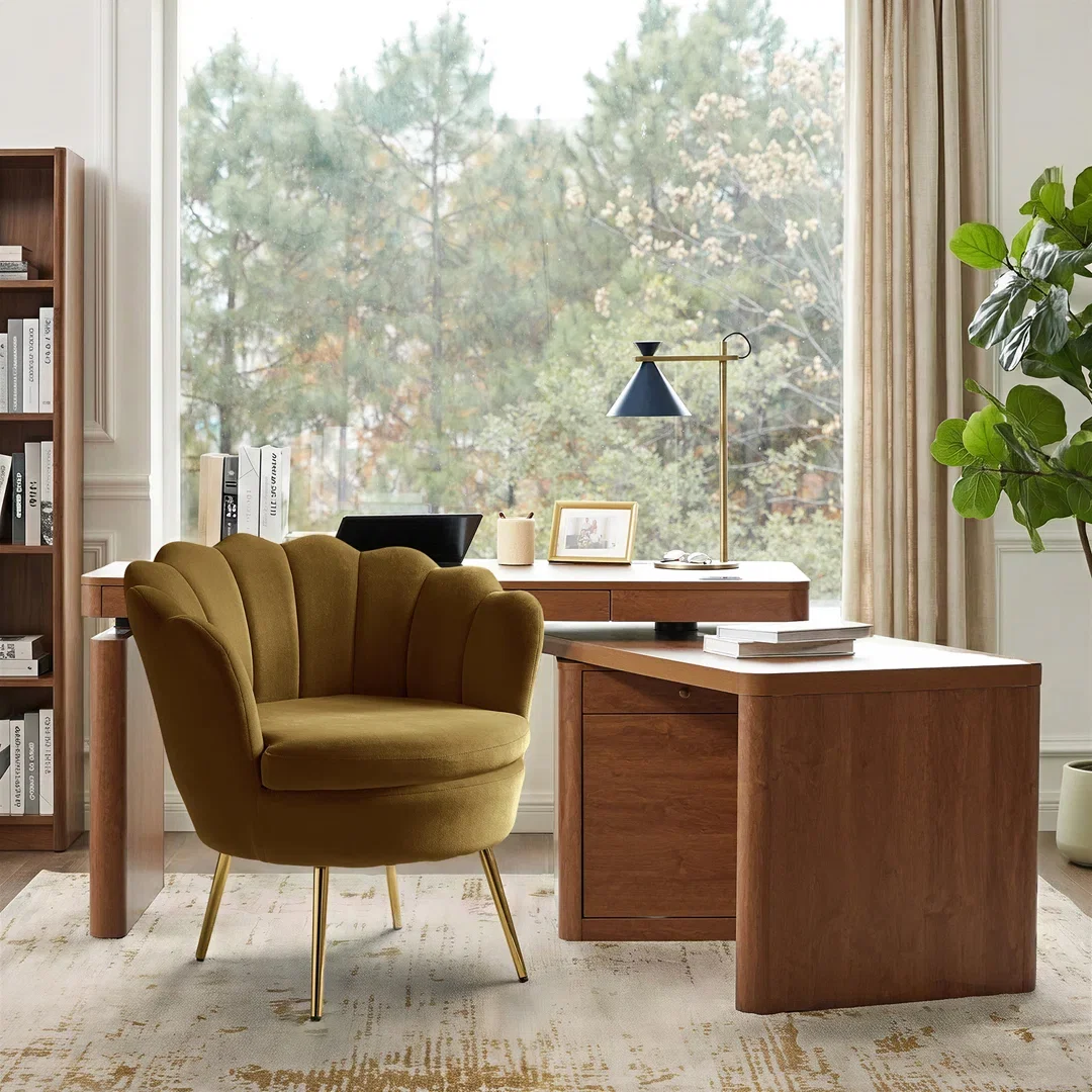 Hendrix Polyester Barrel Chair