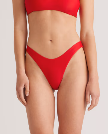 Italian High-Leg Bikini Bottom