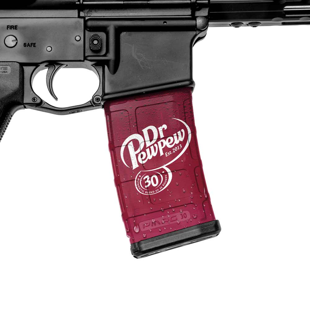 Image of AR-15 Mag Skin (Dr. Pew Pew)