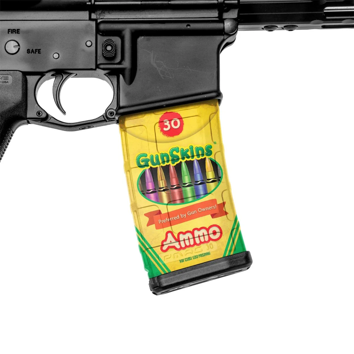Image of AR-15 Mag Skin (Crayon Box)