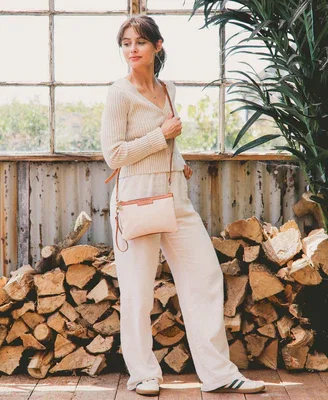 2 in 1 Clutch - Ecru Leather