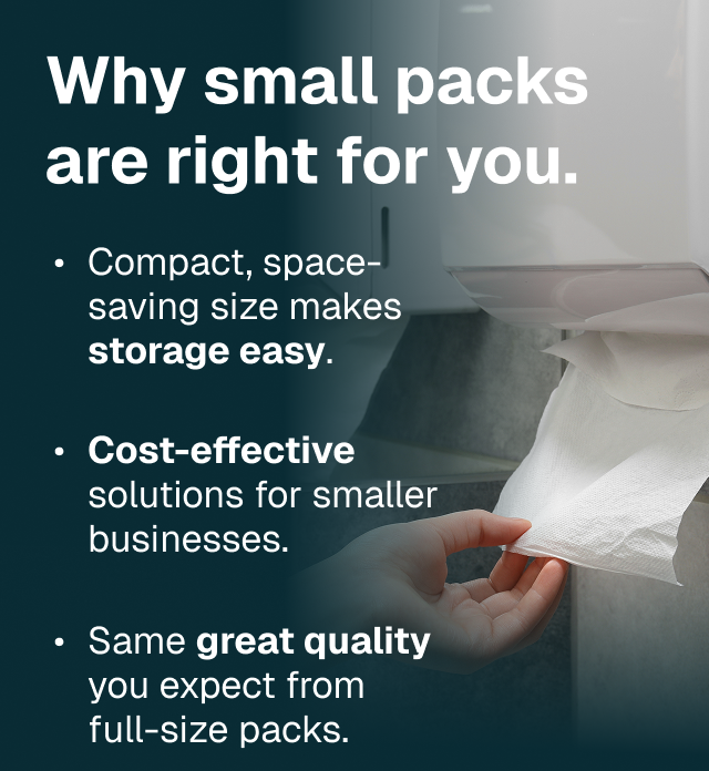 Why small packs 
are right for you.