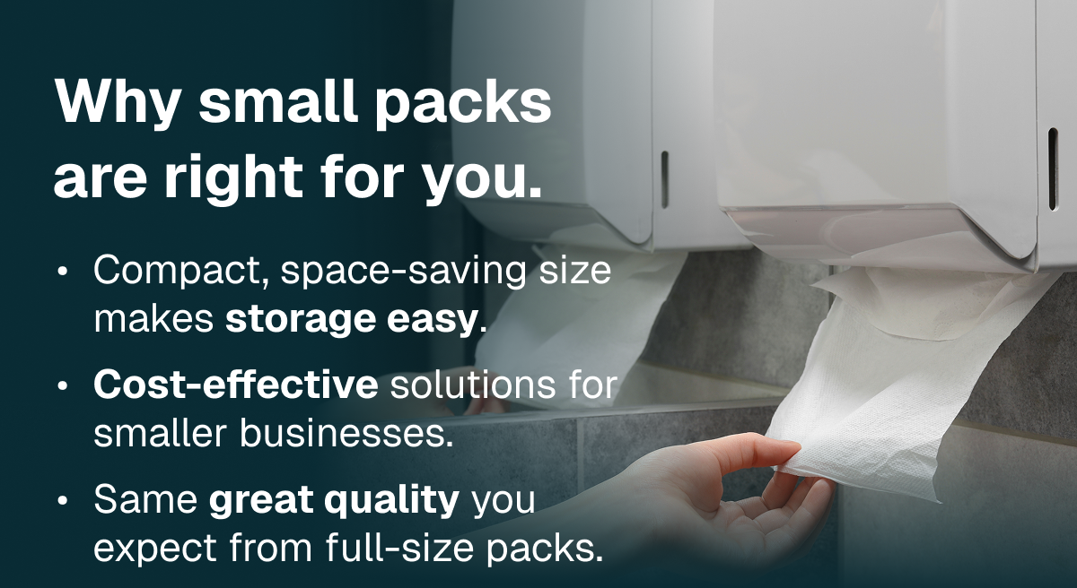 Why small packs 
are right for you.