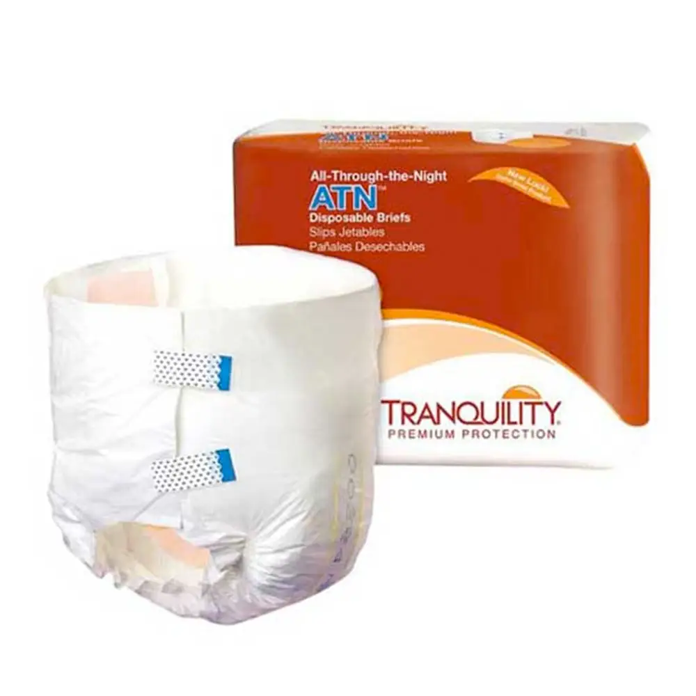 Tranquility ATN All-Through-the-Night Disposable Briefs- Adult Diapers