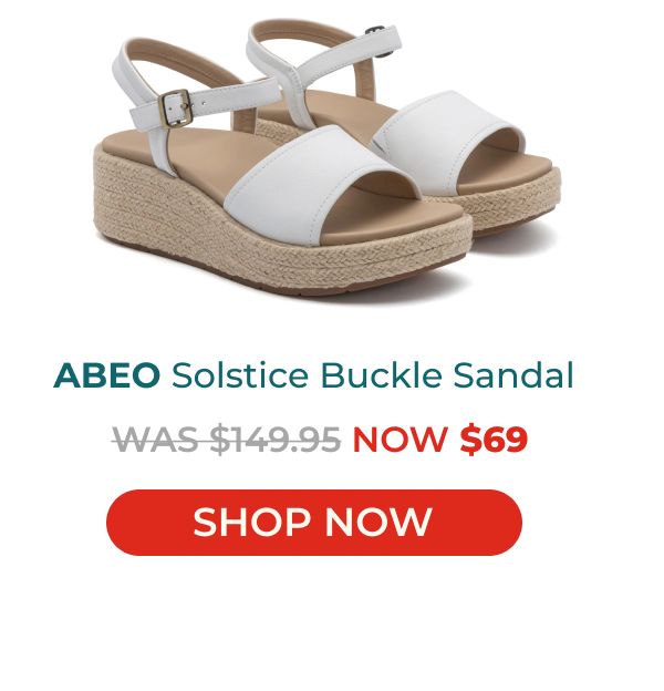 ABEO Solstice Buckle Sandal