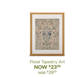 Floral Tapestry Art