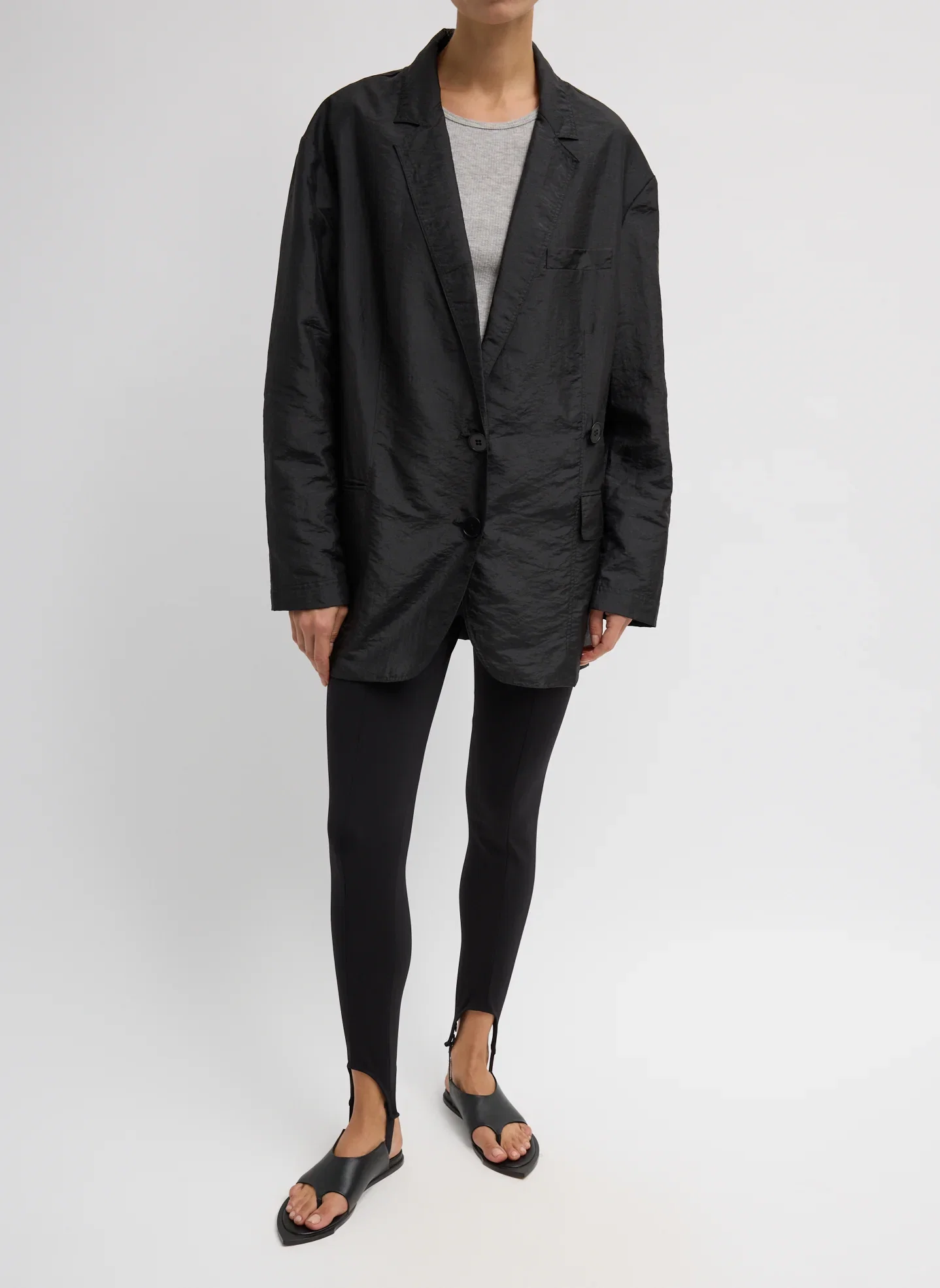 Image of Crispy Nylon Liam Blazer