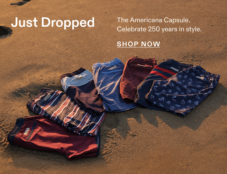 Just Dropped The Americana Capsule. Celebrate 250 years in style. SHOP NOW