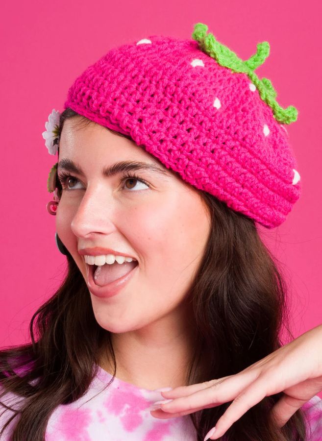 Free Crochet Feeling Fruity Berets Pattern