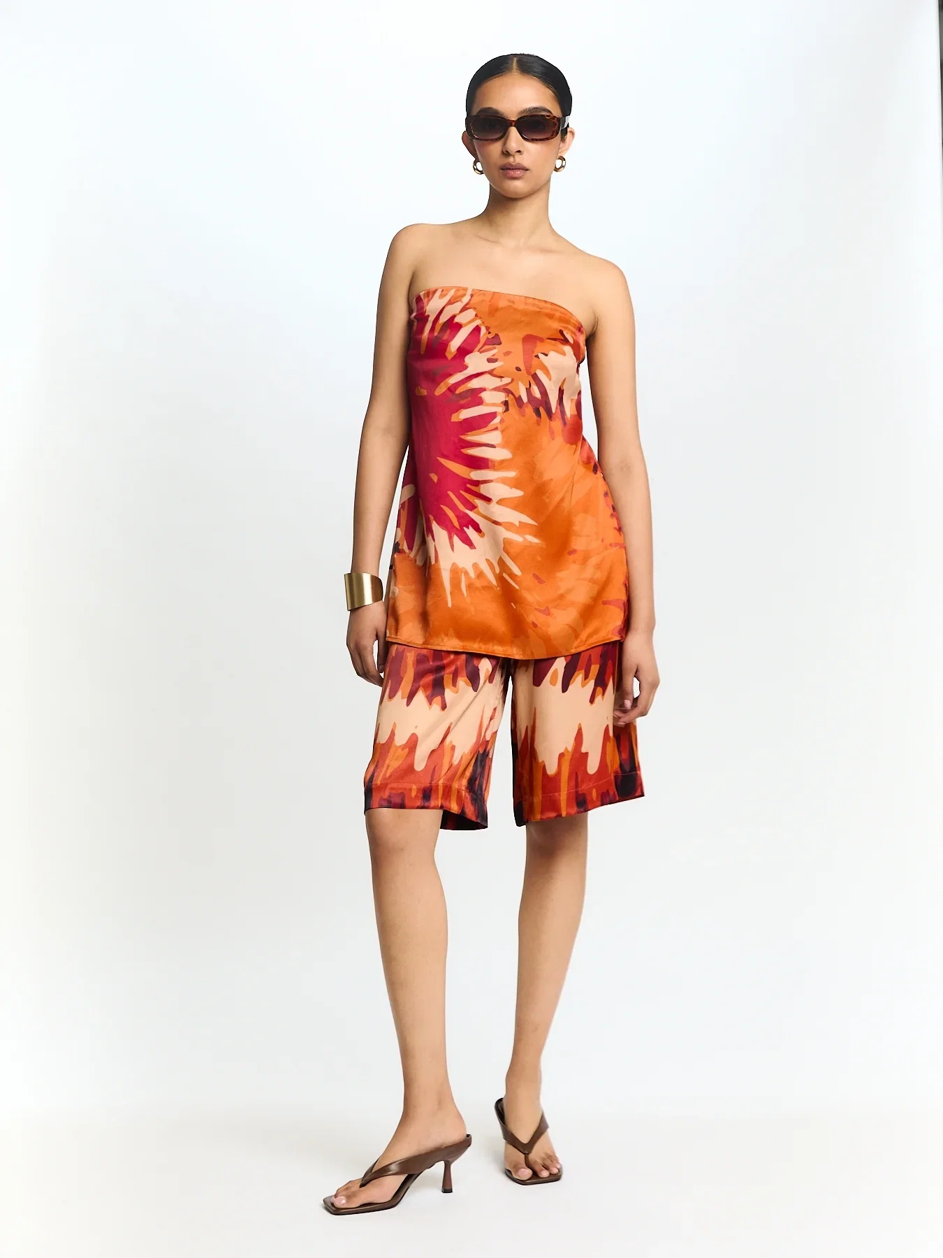 Image of Jeyna Shorts - Magma Orange