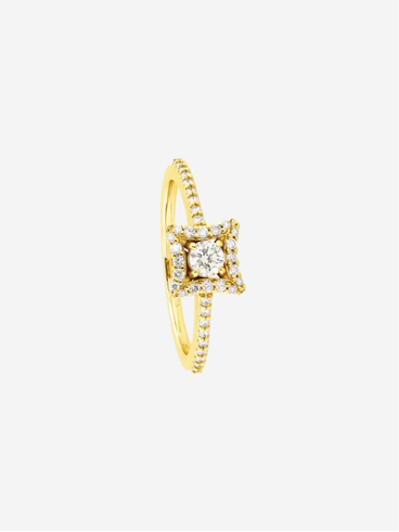 Damen Ring 585er Gelbgeld